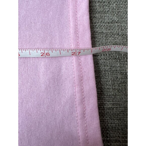 Jerzees Pink T Shirt Double Heart Design Adult S Short Sleeves Love Sweetheart - Picture 6 of 6